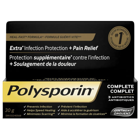 Polysporin Complete Antibiotic Ointment 30g