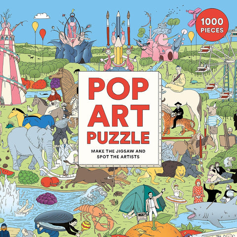 Pop Art: Make the Jigsaw and Spot the Artists 1000 Piece Puzzle