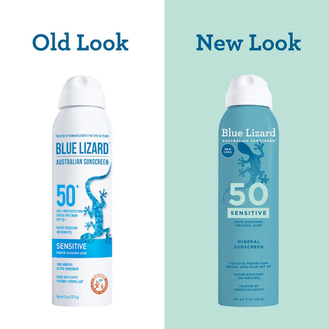 Blue Lizard Sensitive Mineral Sunscreen Spray SPF 50 142g