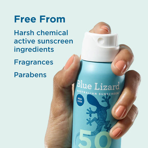 Blue Lizard Sensitive Mineral Sunscreen Spray SPF 50 142g