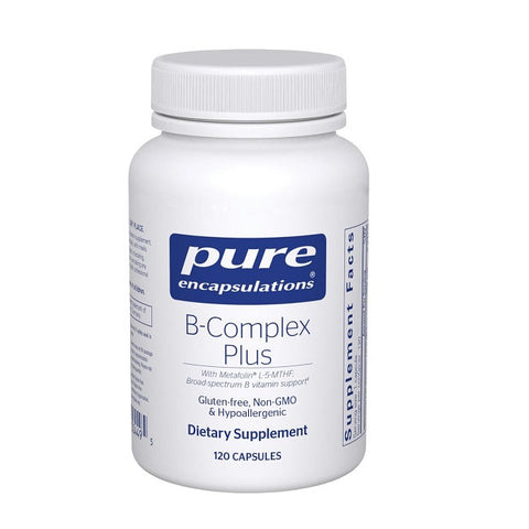 Pure Encapsulations B-Complex Plus 120 Capsules - YesWellness.com