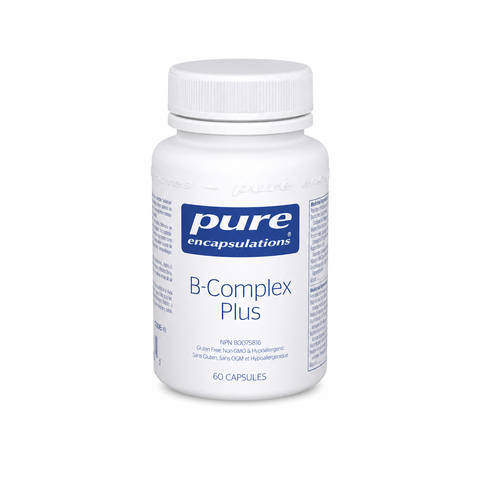 Pure Encapsulations B-Complex Plus 60 Veg Capsules - Yeswellness.com