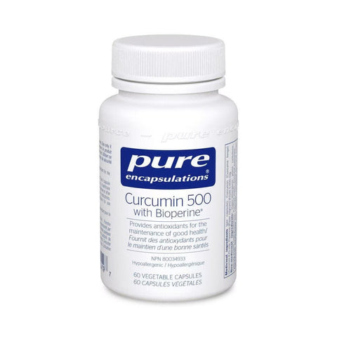 Pure Encapsulations Curcumin 500 With Bioperine 60 Veg Capsules - Yeswellness.com