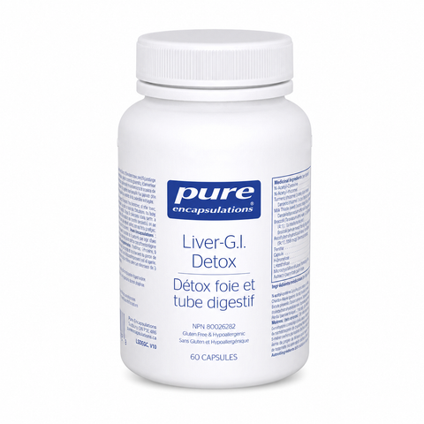 Pure Encapsulations Liver-G.I. Detox 60 Capsules - Yeswellness.com