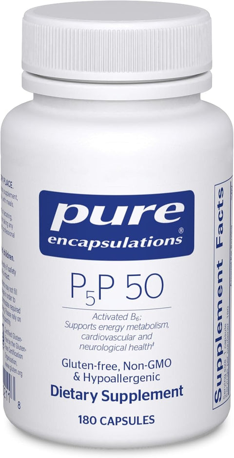 Pure Encapsulations P5P 50 180 Vegetables Capsules