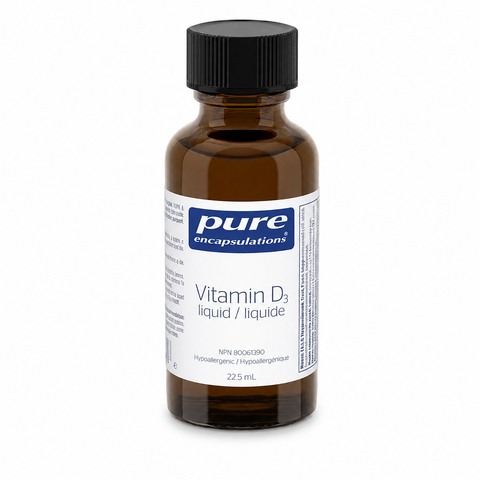 Pure Encapsulations Vitamin D3 Liquid 22.5 ml - Yeswellness.com
