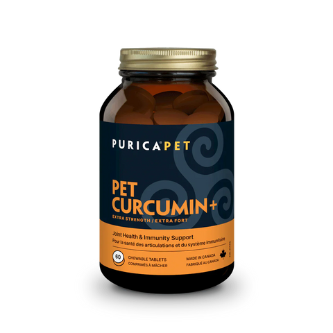Expires May 2026 Clearance Purica Pet Curcumin+ Extra Strength Joint Health and Immunity Support - 60 Chewable Tablets