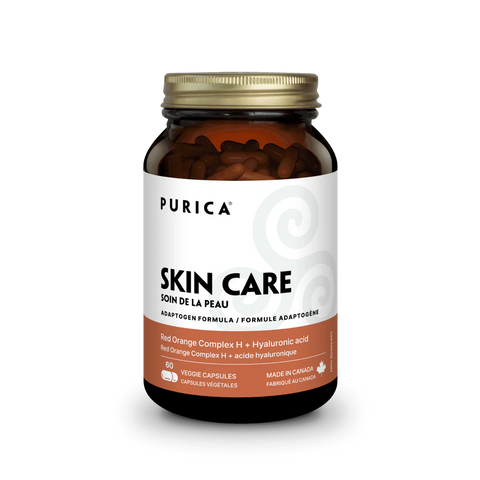 Purica Skin Care Red Orange Complex H + Hyaluronic Acid 60 Veggie Capsules