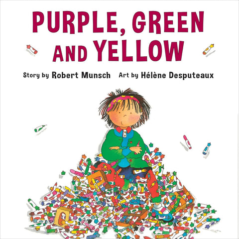 Purple, Green and Yellow Annikin Edition by Robert Munsch