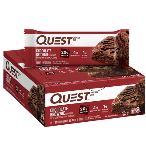 Quest Protein Bar Chocolate Brownie Box