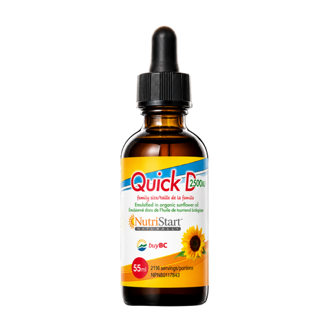 NutriStart Quick D 2500 IU Liquid Vitamin D 55mL