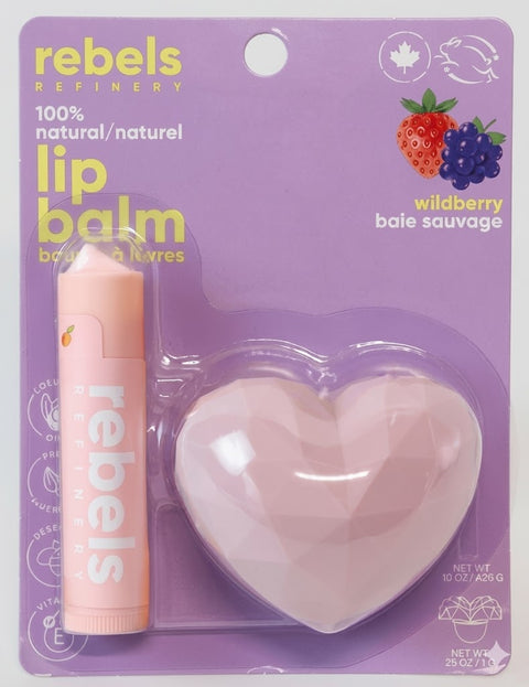 Rebels Refinery Pink Heart 2 Pack Blister