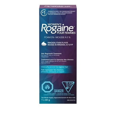 Rogaine for Women Hair Regrowth Treatment Foam 60g - YesWellness.com