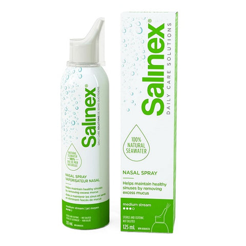 Salinex Daily Nasal Spray Medium Stream 125mL - YesWellness.com