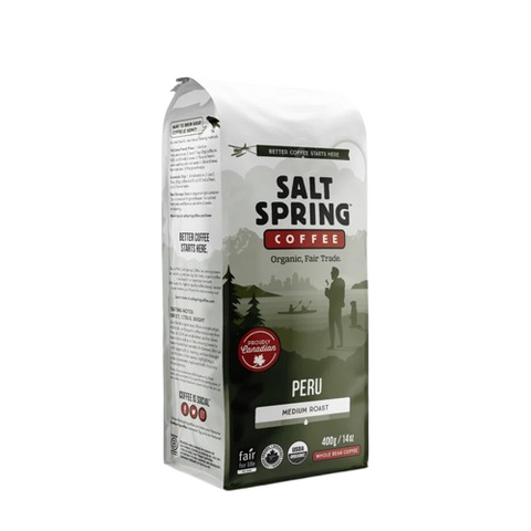 Expires February 2026 Clearance Salt Spring Coffee Organic & Fair Trade Peru 400g