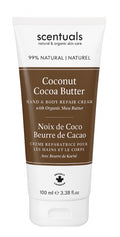 Scentuals 99% Natural Coconut Cocoa Butter Hand Repair Cream 100mL