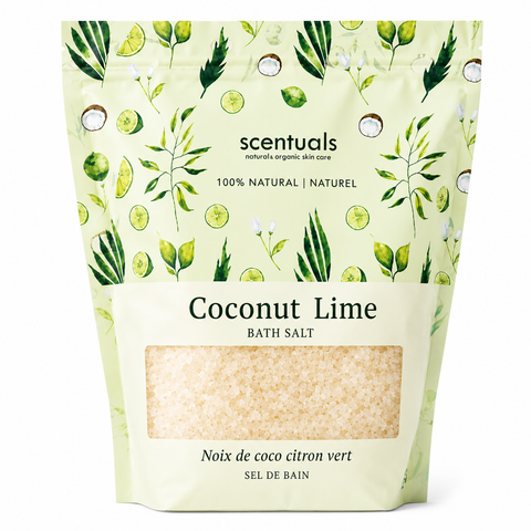 Scentuals Coconut Lime Bath Salt 1kg