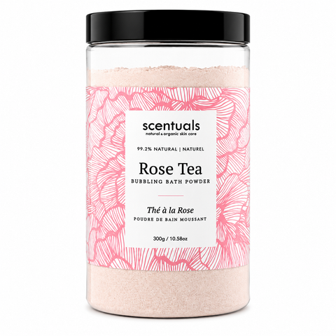 Scentuals Rose Tea Bubble Bath Powder 300g