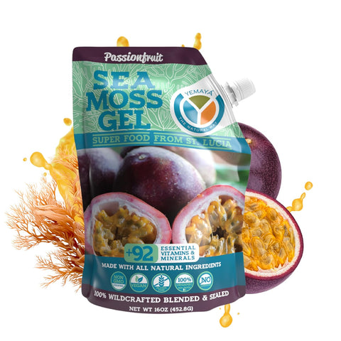 Yemaya Sea Moss Gel Pouch 454g (Various Flavours) - YesWellness.com