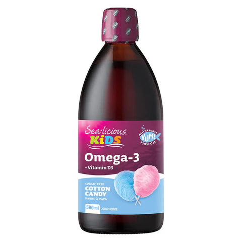 Sea-Licious Kids Omega 3 With Vitamin D3 - Cotton Candy