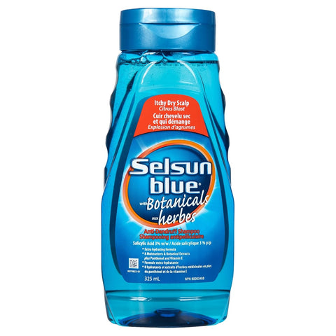 Selsun Blue Botanicals Itchy Dry Scalp Citrus Blast 325mL