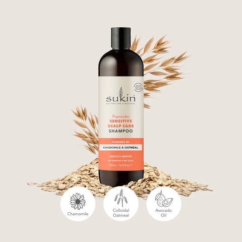Sukin Sensitive Scalp Care Shampoo 500mL
