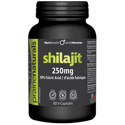 Shilajit Purified 250mg with 50% Fulvic Acid 60caps