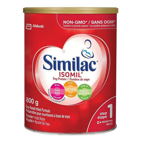 Similac Isomil Soy Based Baby Formula 0+ Months 800g