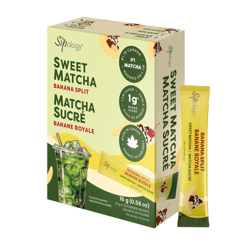 Sipology Sweet Matcha Sticks Banana Split 10 Sachet