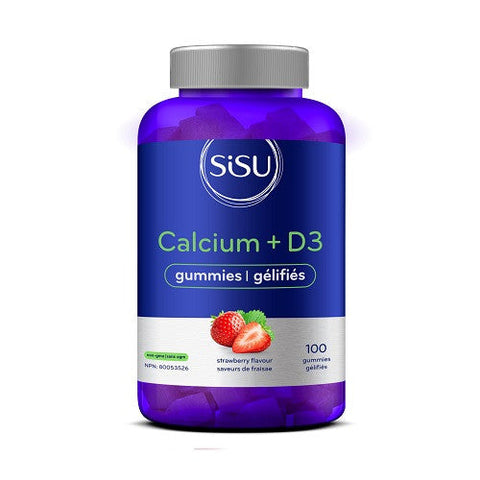 Expires April 2024 Clearance Sisu Calcium + D3 100 Gummies - YesWellness.com