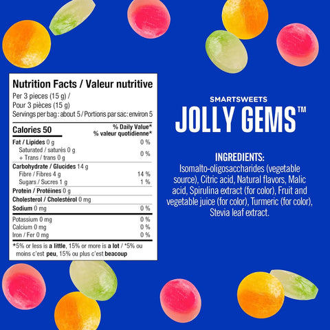 SmartSweets Jolly Gems - Ingredients
