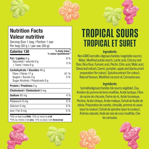 SmartSweets Tropical Sours - Ingredients