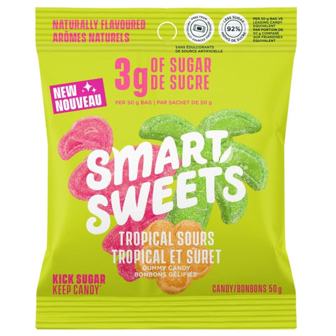 Expires March 2026 Clearance SmartSweets Tropical Sours 50g