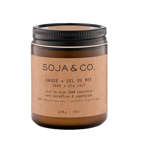 Soja & Co Natural Soy Wax Sage + Sea Salt 200g 