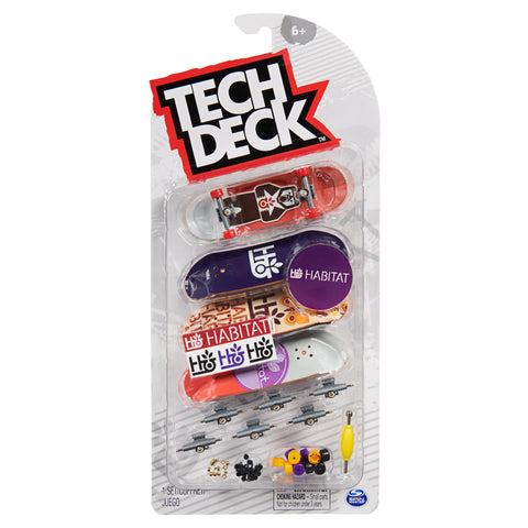 Spin Master Tech Deck 4-Pack Fingerboard Assorted