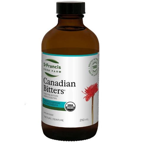 Expires May 2026 Clearance St. Francis Herb Farm Canadian Bitters - Digestive Support Tincture 250ml