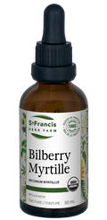 St. Francis Herb Farm Bilberry Leaf & Berry Tincture