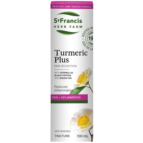 St. Francis Herb Farm Turmeric Plus Pain + Inflammation