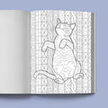 Stress Relief Cat Coloring Book