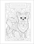 Stress Relief Dog Coloring Book