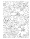Stress Relief Flower Coloring Book For Adults