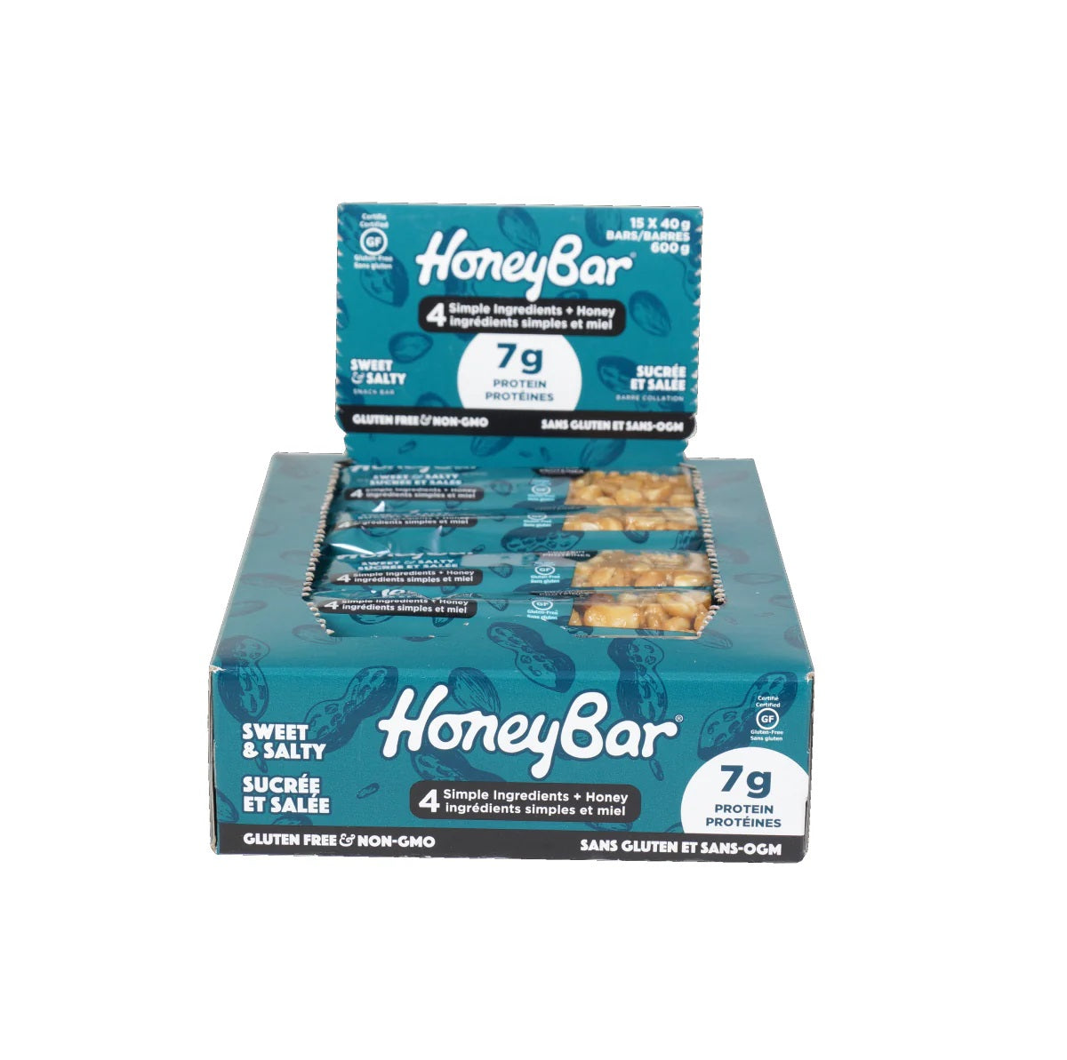 Honeybar Sweet & Salty Snack Bars 15x40g | Delicious Treat