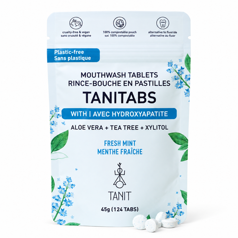 TANIT Fresh Mint Mouthwash Tablets 124 Count 45g - Yeswellness.com