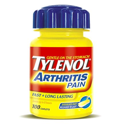 Expires May 2026 Clearance Tylenol Arthritis Pain Easy Open 650mg 100 Caplets