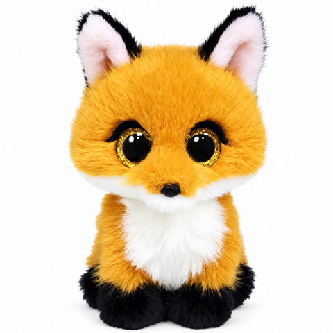 TY Beanie Boos Copper orange fox plush toy with glittery gold eyes - Yeswellness.com