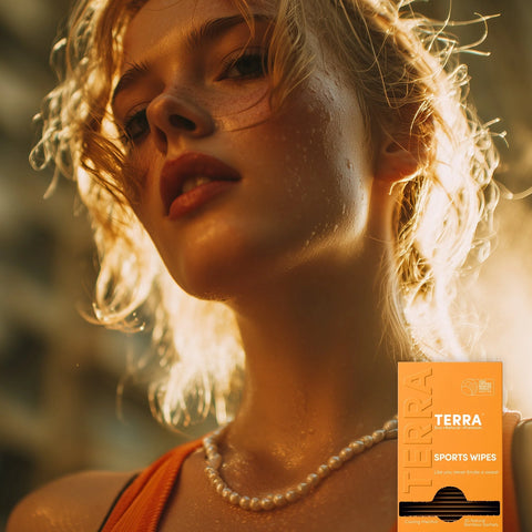 Terra Cooling Menthol Sports Wipes 30 Sachets