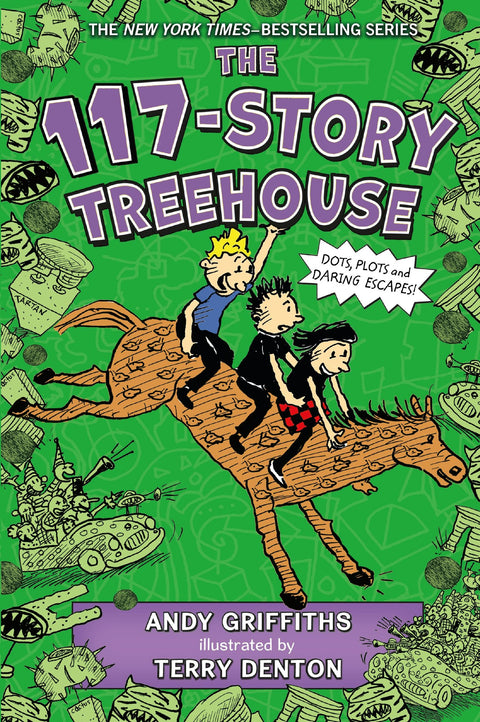 The 117-Story Treehouse: Dots, Plots & Daring Escapes! by Andy Griffiths