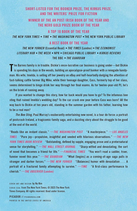 The Bee Sting: A Novel by Paul Murray