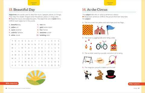 The Essential Homeschool 1st Grade Workbook