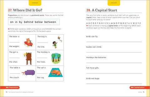 The Essential Homeschool Kindergarten Workbook